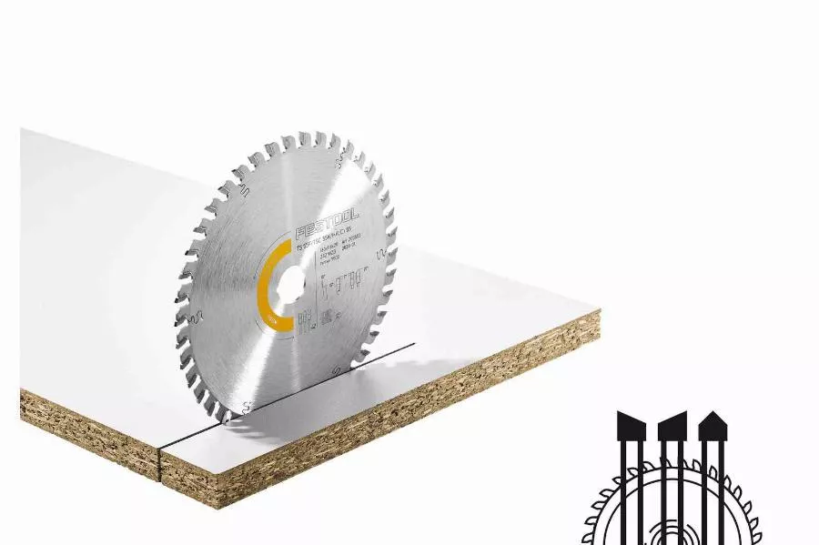 Lame De Scie Circulaire WOOD FINE CUT HW 168x1,8x20 WD42 FESTOOL - 205765 2 Lame De Scie Circulaire WOOD FINE CUT HW 168x1,8x20 WD42 FESTOOL - 205765 – Image 2