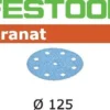 Abrasif STF FESTOOL - D125/90 - Grain 40 - 50 Pièces - 497165
