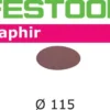 Abrasif Pour Ponçeuse FESTOOL Saphir - Ø 115 Mm