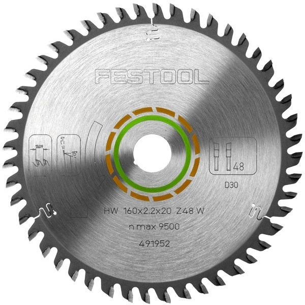 Lame De Scie Circulaire FESTOOL - Bois - Ø190 Mm - 48 Dents - 492050 2 Lame De Scie Circulaire FESTOOL - Bois - Ø190 Mm - 48 Dents - 492050 – Image 2