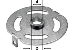 Bague De Copiage FESTOOL KR-D 17,0/OF 1400 - Pour OF 1400 / VS 600 - 492181