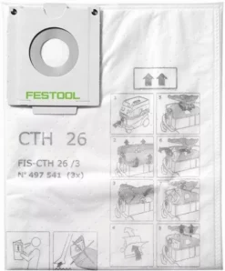 Sac Filtre De Sécurité FESTOOL FIS-CTH 26 - 3 Pièces - 497541