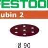 Abrasifs FESTOOL STF D90/6 P80 RU2 - Boite De 50 - 499079