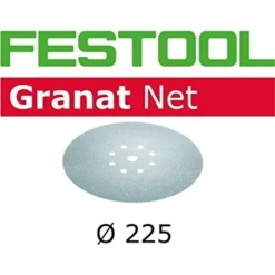 Abrasif Maillé FESTOOL STF D225 P240 GR NET - Boite De 25 - 203318