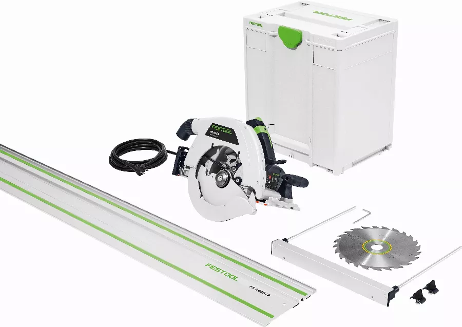 Scie Circulaire Portative Plongeante FESTOOL HK 85 EB-Plus-FS + Rail De Guidage FS 1400/2 Et Lame De Scie Ø 230 Mm - 576138 1 Scie Circulaire Portative Plongeante FESTOOL HK 85 EB-Plus-FS + Rail De Guidage FS 1400/2 Et Lame De Scie Ø 230 Mm - 576138