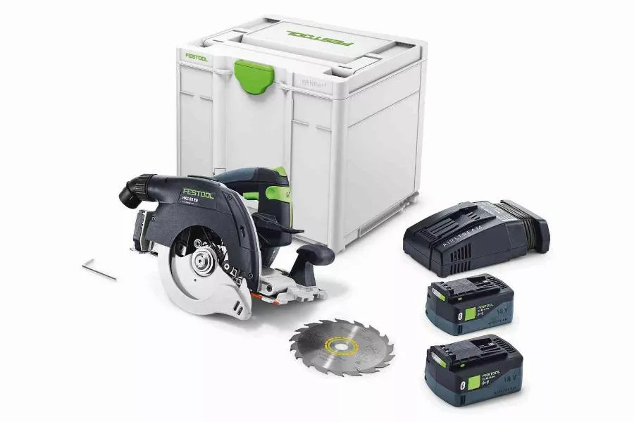 Scie Circulaire à Capot Basculant Sans Fil HKC 55 5.0 EBI-PLUS-SCA - FESTOOL - 577678 2 Scie Circulaire à Capot Basculant Sans Fil HKC 55 5.0 EBI-PLUS-SCA - FESTOOL - 577678 – Image 2