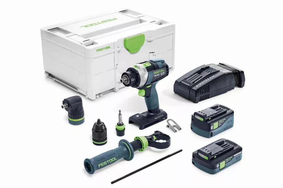 Perceuse-visseuse à Percussion Sans Fil TPC 18/4 5,2/4,0 I-Set SCA Quadrive FESTOOL - 575606 4 Perceuse-visseuse à Percussion Sans Fil TPC 18/4 5,2/4,0 I-Set SCA Quadrive FESTOOL - 575606 – Image 4