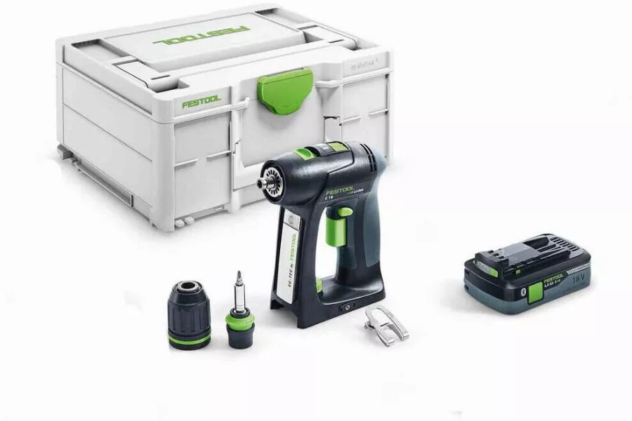 Perceuse-visseuse Sans Fil C 18 Basic 4.0 - Sans Batterie, Ni Chargeur - FESTOOL - 577050 1 Perceuse-visseuse Sans Fil C 18 Basic 4.0 - Sans Batterie, Ni Chargeur - FESTOOL - 577050